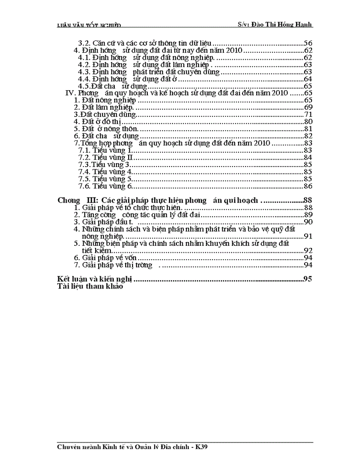 image for page Cơ sở khoa học của quy hoạch sử dụng đất đai huyện Lộc Bình- Tỉnh Lạng Sơn thời kỳ 2000- 2010
