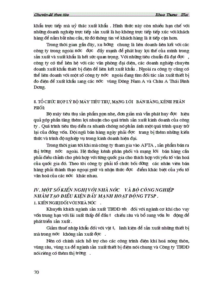 image for page Một số biện pháp  đầy mạnh hoạt động tiêu thụ sản phẩm ở Công ty thiết bị đo điện