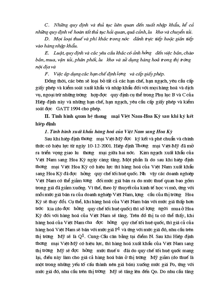 image for page Tác động của Hiệp định thương mại Việt Nam- Hoa Kỳ đến quan hệ thương mại giữa hai nước