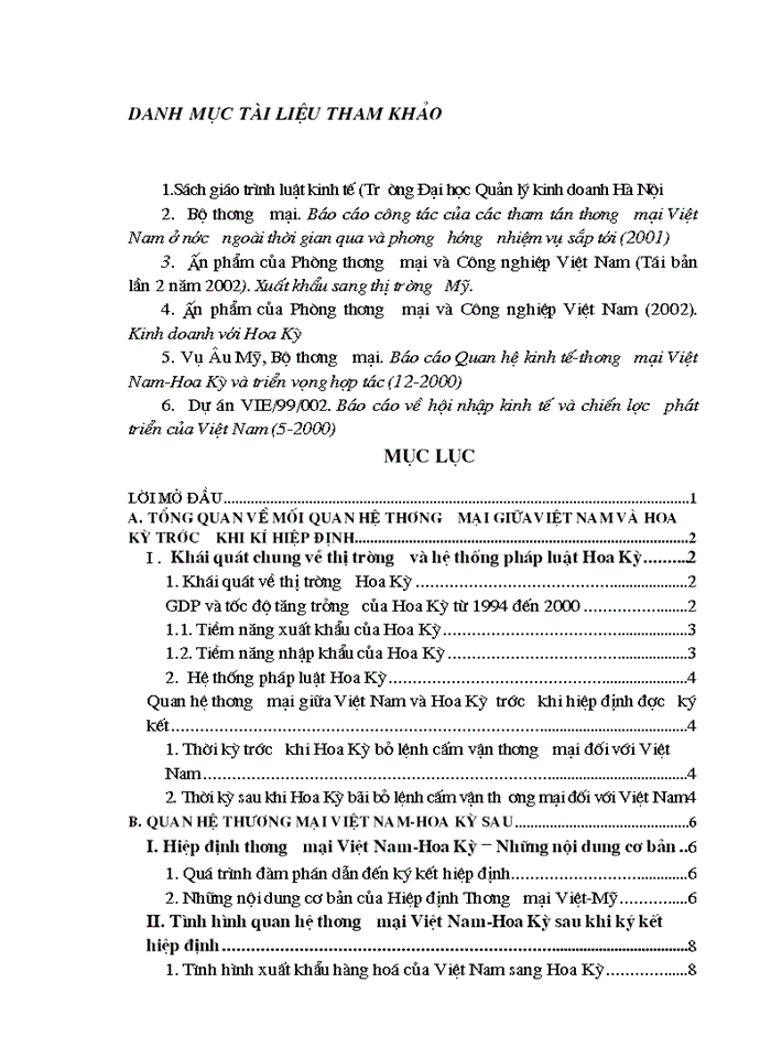 image for page Tác động của Hiệp định thương mại Việt Nam- Hoa Kỳ đến quan hệ thương mại giữa hai nước