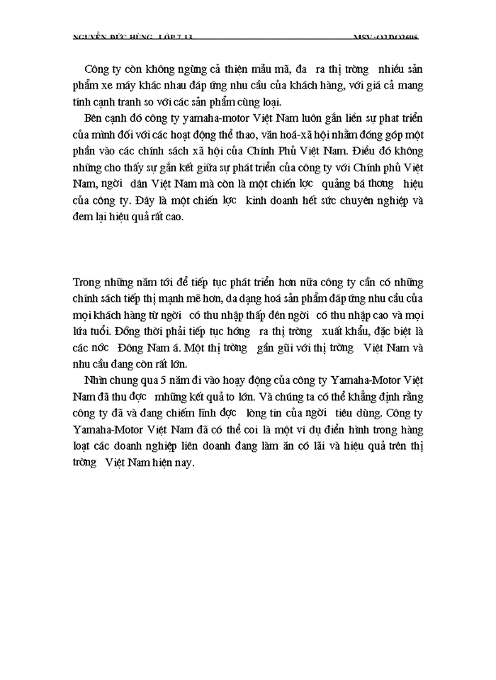 image for page cơ cấu tổ chức công ty, và tình hình hoạt động của Yamaha-Motor Việt Nam