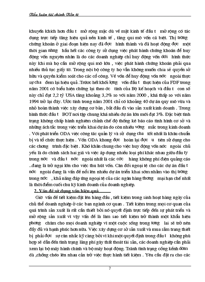 image for page Các nguồn vốn tích luỹ của nước ta