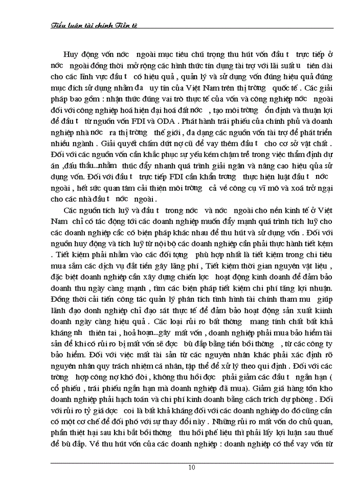 image for page Các nguồn vốn tích luỹ của nước ta