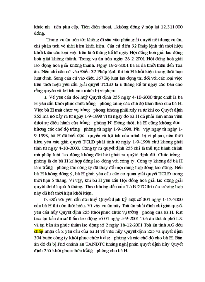 image for page Tranh chấp lao động, cách giải quyết tranh chấp .Trình bầy một vụ tranh chấp lao động được giải quyết tại DN hoặc tại cơ quan lao động huyện hoặc tòa án