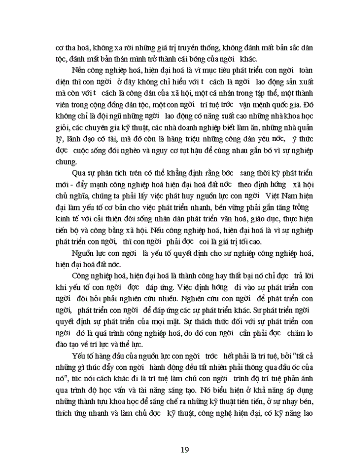 image for page Lý luận của chủ nghĩa Mác về con người trong và vấn đề con người trong sự nghiệp công nghiệp hoá, hiện đại hoá đất nước