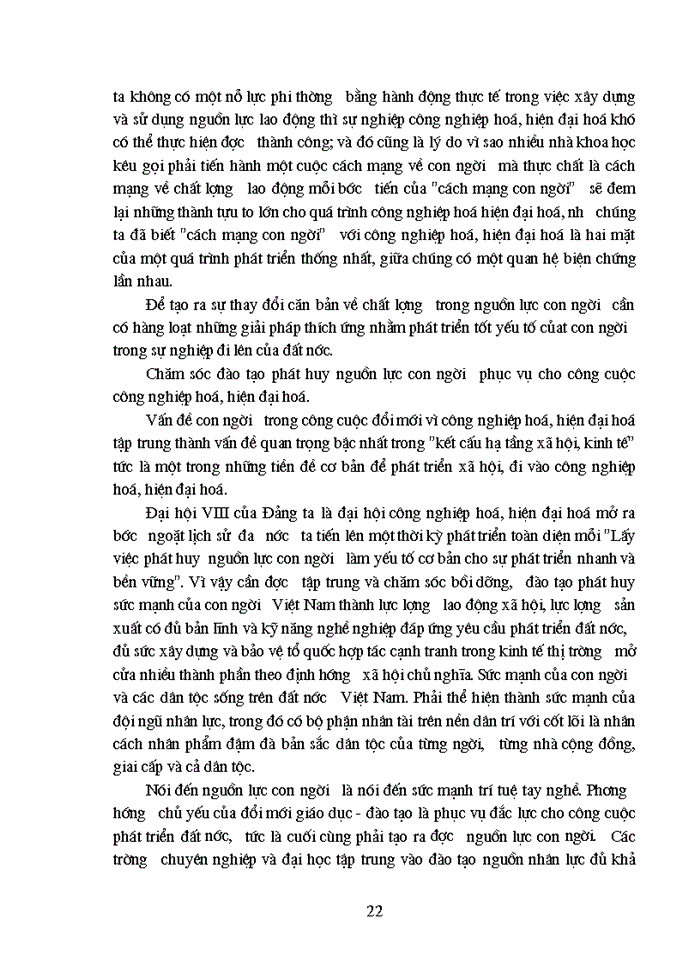 image for page Lý luận của chủ nghĩa Mác về con người trong và vấn đề con người trong sự nghiệp công nghiệp hoá, hiện đại hoá đất nước