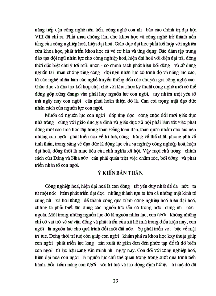 image for page Lý luận của chủ nghĩa Mác về con người trong và vấn đề con người trong sự nghiệp công nghiệp hoá, hiện đại hoá đất nước