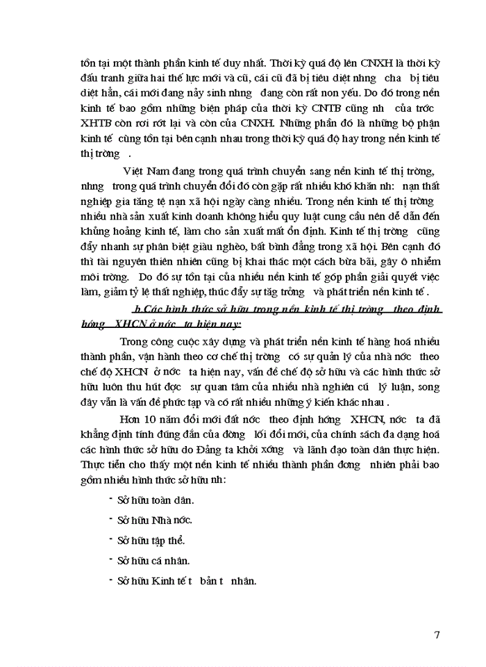 image for page Quan hệ biện chứng giữa sự phát triển của lực lượng sản xuất và sự đa dạng hoá các loại hình sở hữu ở Việt Nam