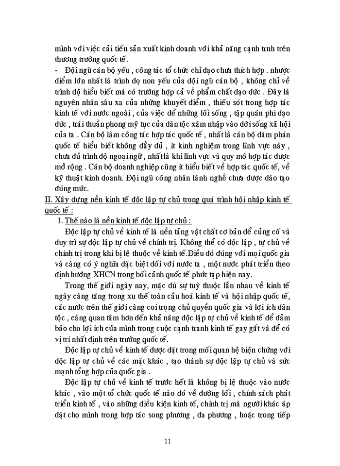image for page Xây dựng nền kinh tế độc lập tự chủ trong quá trình hội nhập kinh tế quốc tế ở Việt Nam
