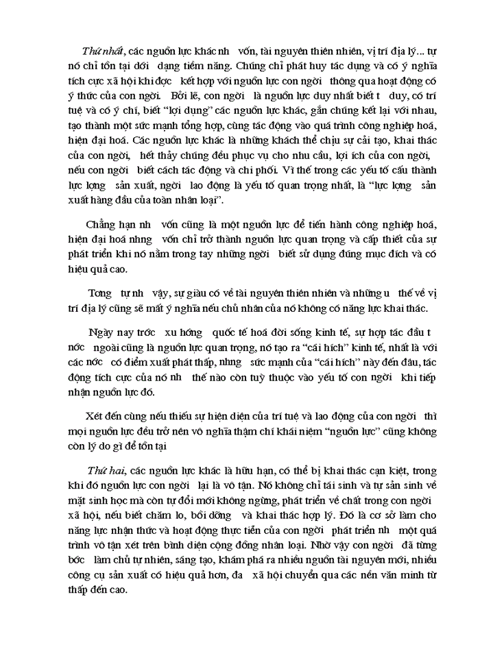 image for page Vai trò của con người trong quá trình công nghiệp hoá, hiện đại hóa đất nứơc