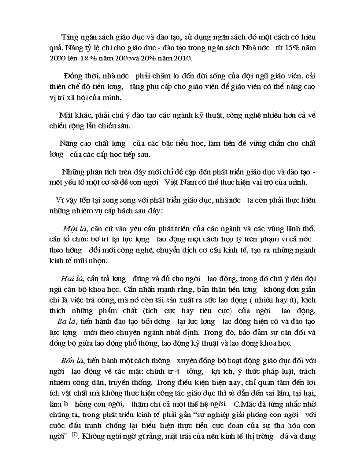 image for page Vai trò của con người trong quá trình công nghiệp hoá, hiện đại hóa đất nứơc