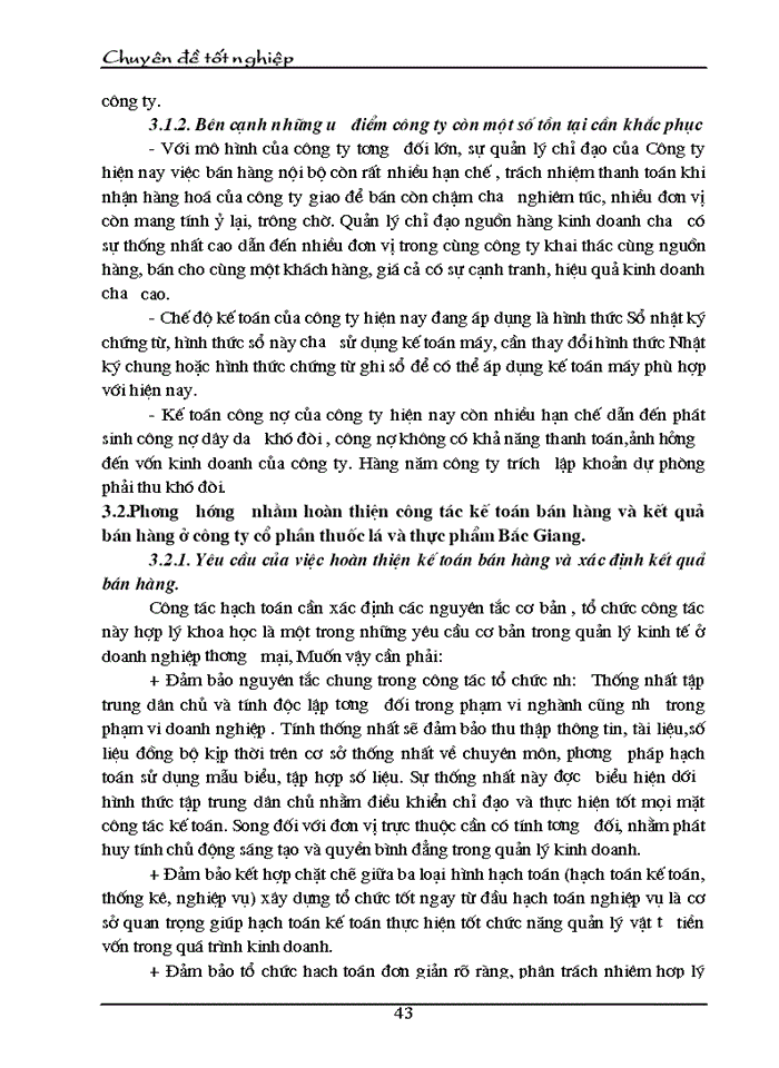 image for page Tổ chức kế toán bán hàng và xác định kết quả bán hàng ở công ty cổ phần thuốc lá và chế biến thực phẩm Bắc Giang