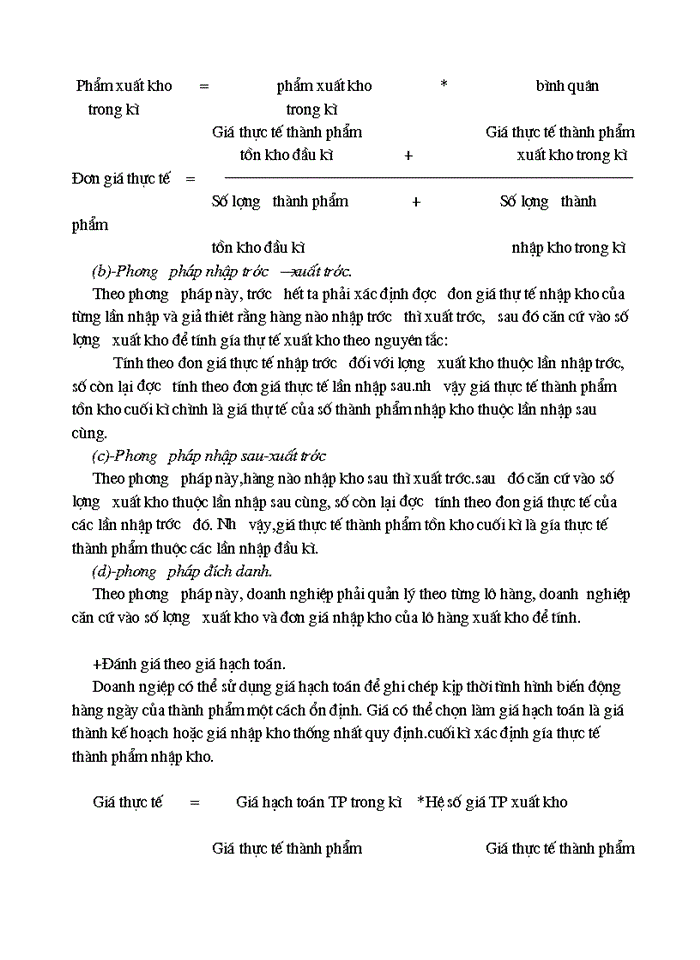 image for page Tổ chức hạch toán thành phẩm, tiêu thụ thành phẩm ở công ty rau quả việt nam