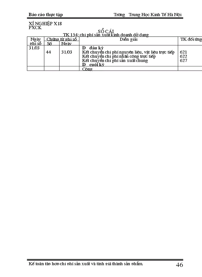 image for page Kế toán tập hợp chi phí sản xuất và tính giá thành sản phẩm tại xí nghiệp X18