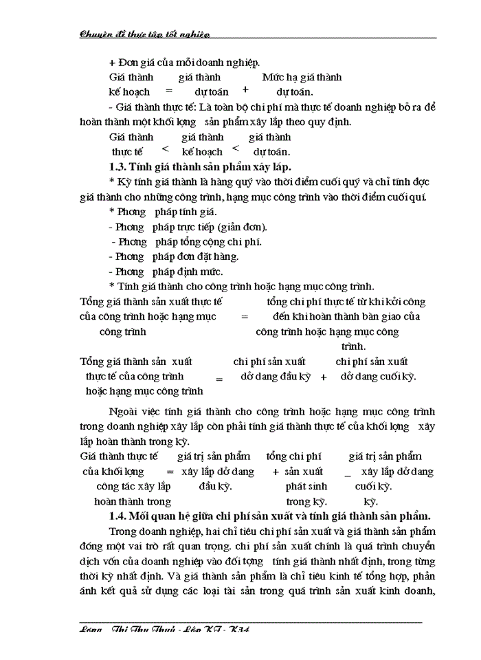 image for page Thực trạng hạch toán chi phí sản xuất và tính giá thành sản phẩm tại Xí nghiệp Xây lắp 24- Công ty cổ phần đầu tư và xây dựng công nghiệp
