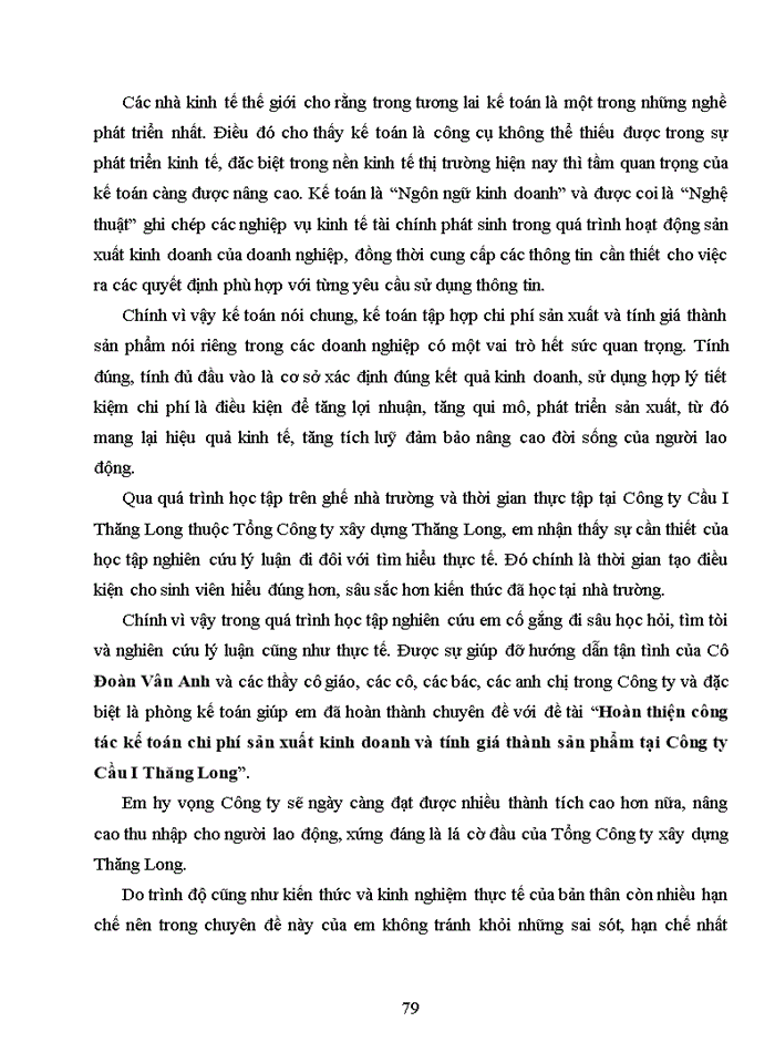 image for page Hoàn thiện cụng tỏc kế toỏn tập hợp chi phớ sản xuất và tớnh giỏ thành sản phẩm ở Cụng ty Cầu I Thăng Long