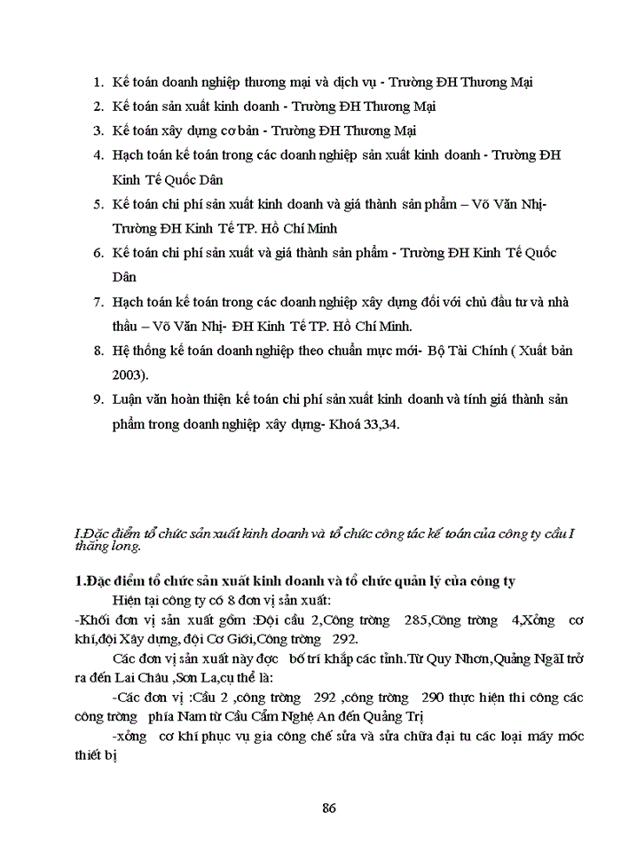 image for page Hoàn thiện cụng tỏc kế toỏn tập hợp chi phớ sản xuất và tớnh giỏ thành sản phẩm ở Cụng ty Cầu I Thăng Long