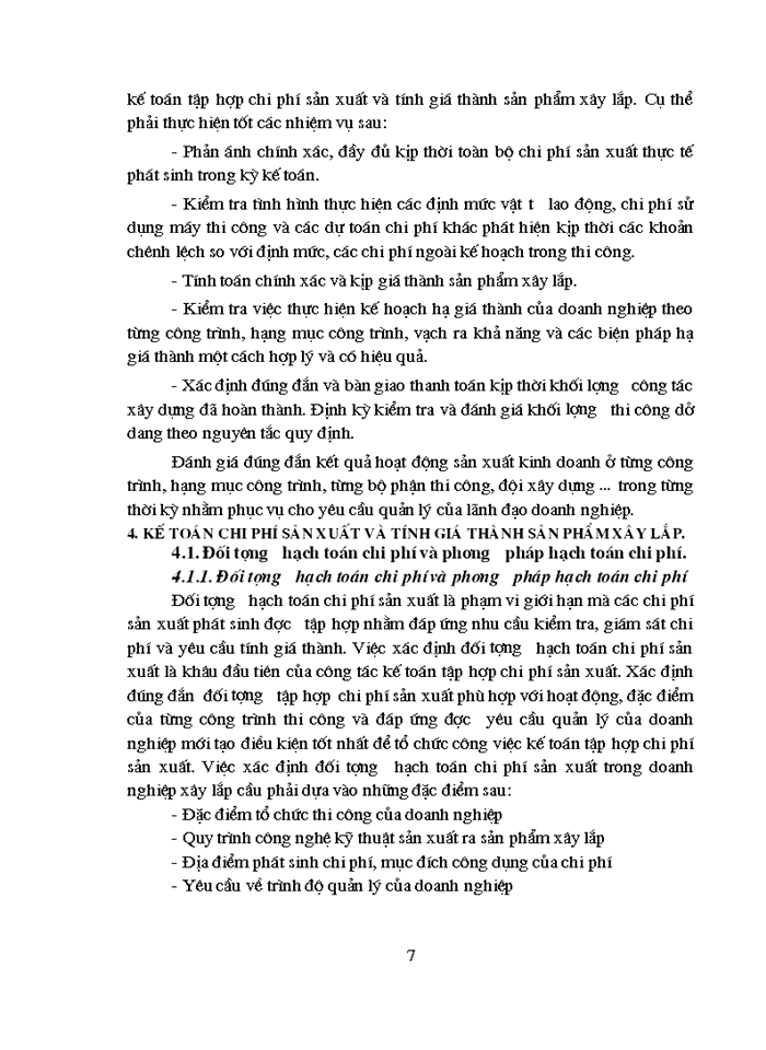 image for page Những vấn đề chung về kế toán chi phí sản xuất và tính giá thành sản phẩm  và tính giá thành sản phẩm xây lắp