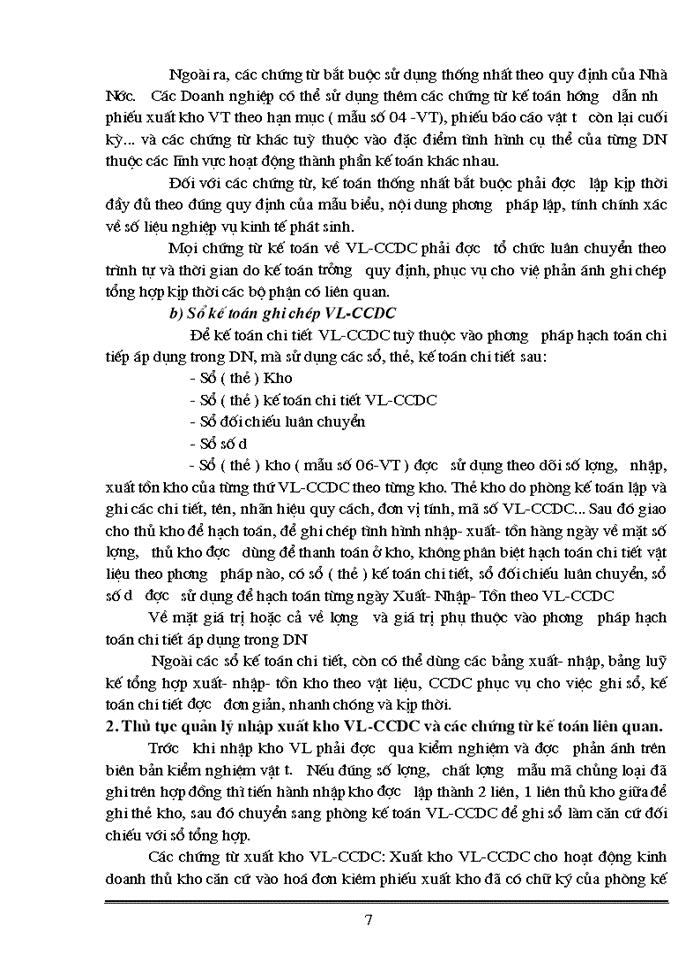 image for page Hoàn thiện công tác hạch toán NVL-CCDC với việc tăng cường hiệu quả sử dụng NVL tại Công ty Cơ Điện và phát triển Nông thôn