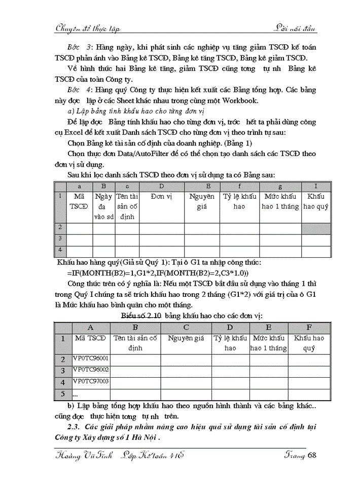 image for page Phương hướng hoàn thiện hạch toán tài sản cố định với việc nâng cao hiệu quả quản lý và sử dụng tài sản cố định tại Công ty Xây dựng số 1 Hà Nội