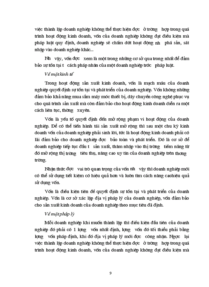 image for page Cơ sở lý luận về vốn và hiệu quả sử dụng vốn của doanh nghiệp trong nền kinh tế thị trường