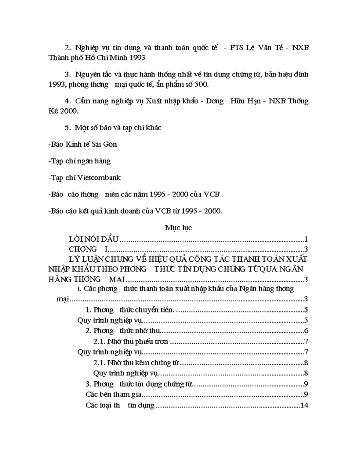 image for page Một số giải pháp nâng cao hiệu quả trong công tác thanh toán hàng xuất nhập khẩu bằng phương thức tính dụng chứng từ tại Ngân hàng Ngoại thương Việt Nam
