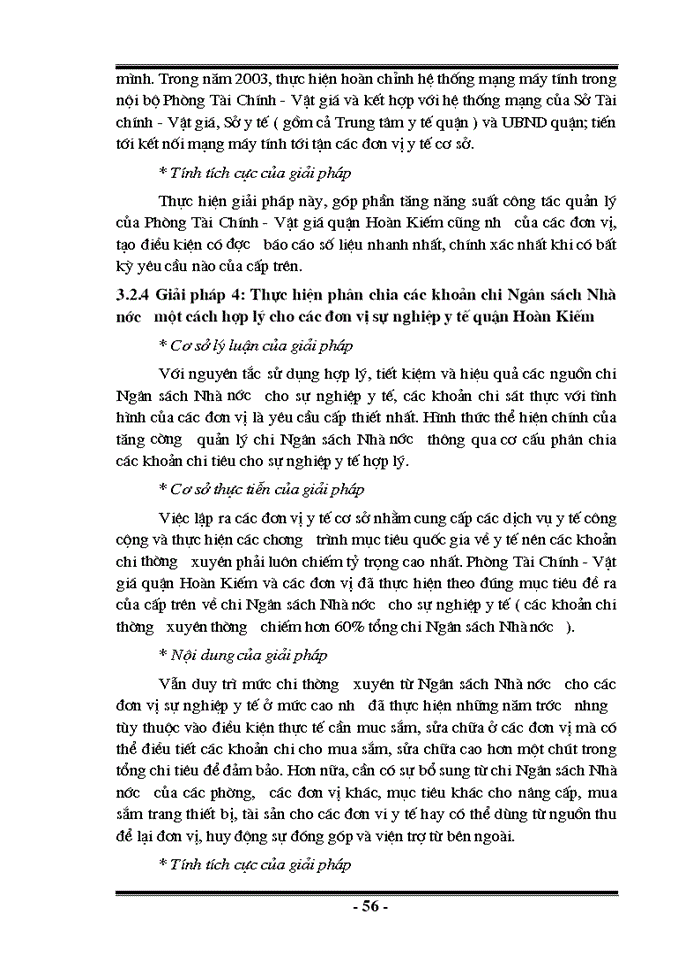 image for page Tăng cường quản lý chi Ngân sách Nhà nước với yêu cầu xã hội hoá các hoạt động y tế trên địa bàn quận Hoàn Kiếm