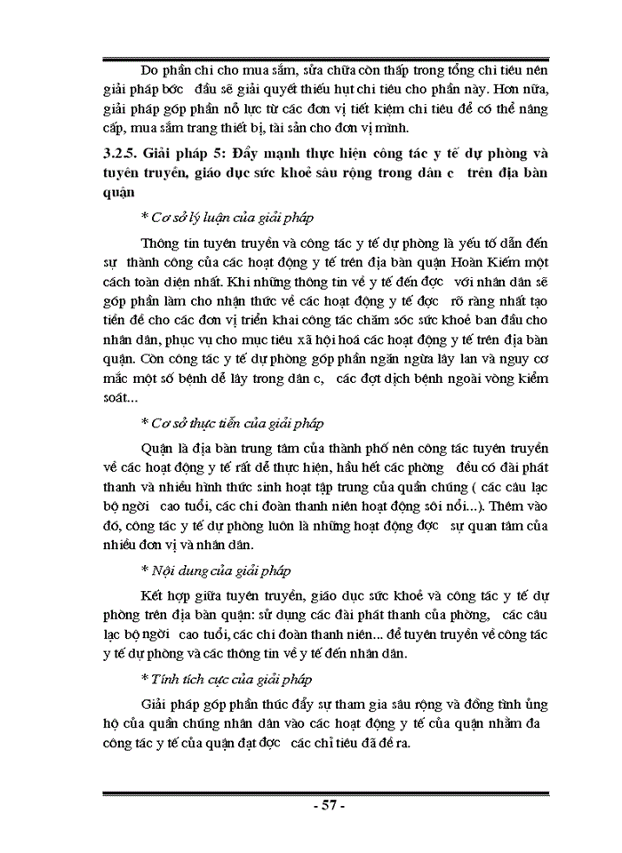 image for page Tăng cường quản lý chi Ngân sách Nhà nước với yêu cầu xã hội hoá các hoạt động y tế trên địa bàn quận Hoàn Kiếm