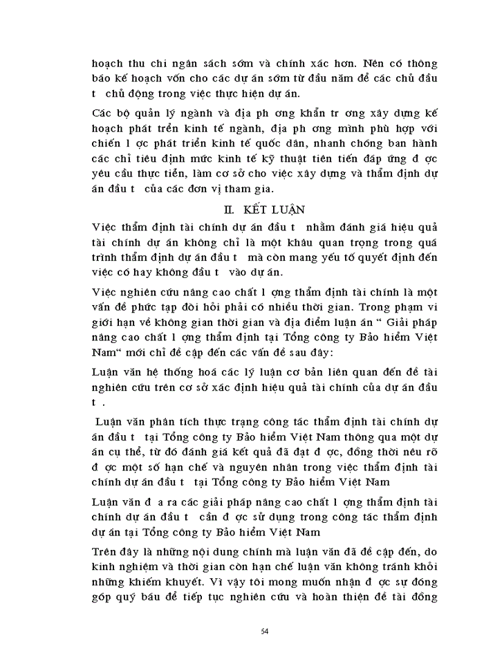 image for page Giải pháp nâng cao chất lượng thẩm định tài chính dự án đầu tư tại tổng công ty bảo hiểm VIỆT NAM