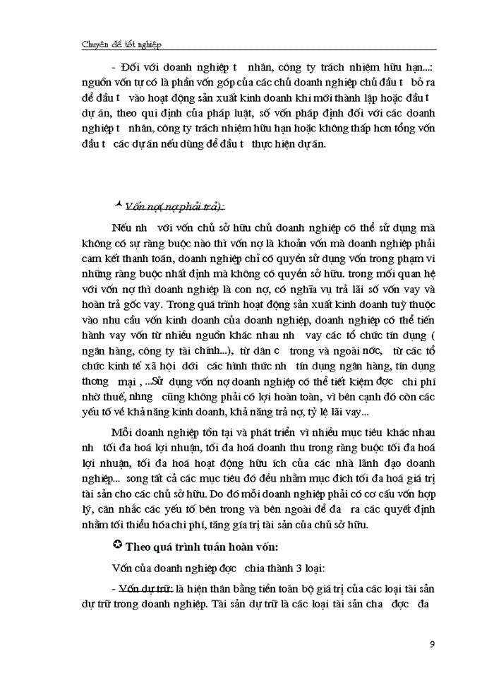 image for page Giải pháp chủ yếu tạo lập vốn cho hoạt động sản xuất kinh doanh ở Công ty cổ phần May Thăng Long