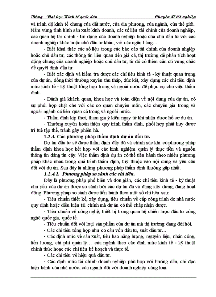 image for page Lý luận chung về thẩm định tài chính dự án đầu tư tại các ngân hàng thương mại