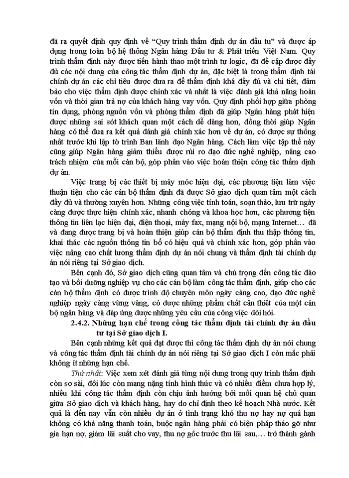 image for page Lý luận chung về thẩm định tài chính dự án đầu tư tại các ngân hàng thương mại