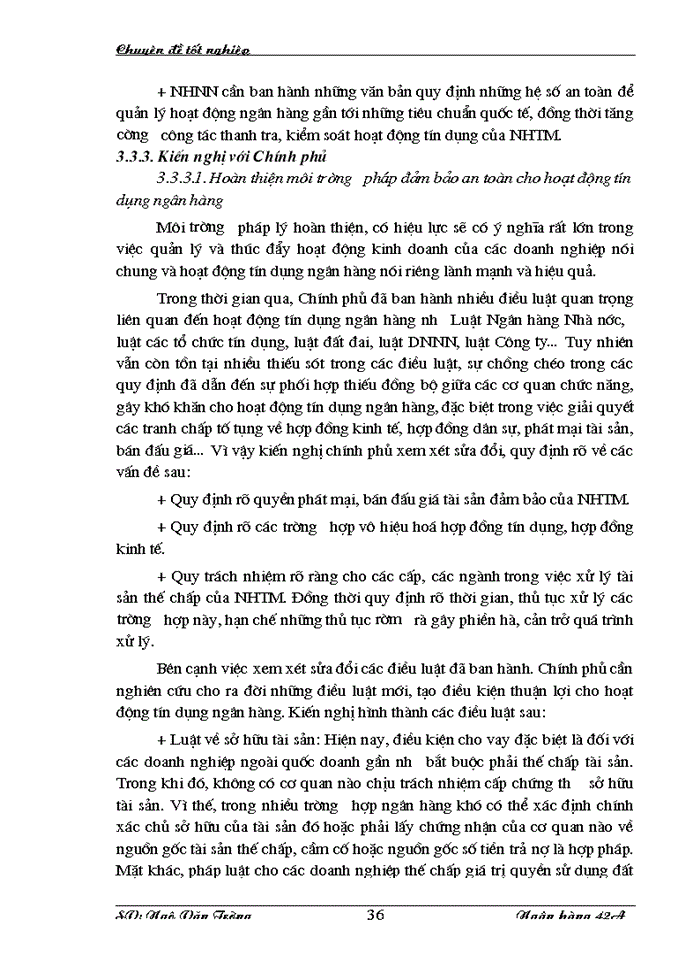 image for page Giải pháp phòng ngừa và hạn chế rủi ro trong cho vay tại ngân hàng công thương Thanh Hoá