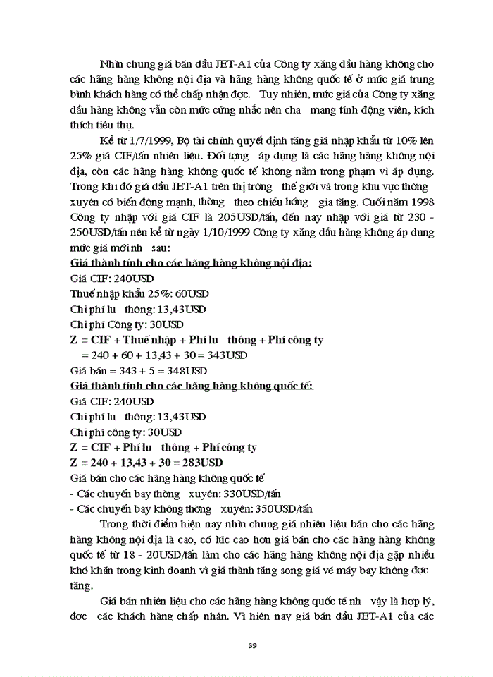 image for page Các biện pháp nhằm mở rộng thị trường và thúc đẩy tiêu thụ một số sản phẩm chính của Công ty xăng dầu hàng không Việt nam