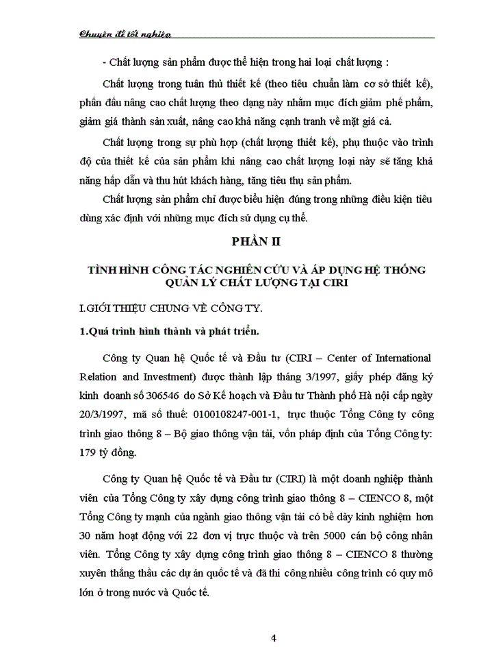 image for page Nghiờn cứu ỏp dụng hệ thống quản lý chất lượng trong việc nhập khẩu linh kiện và lắp ráp xe gắn máy của Công ty Quan hệ Quốc tế Đầu tư sản xuất