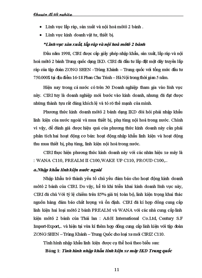 image for page Nghiờn cứu ỏp dụng hệ thống quản lý chất lượng trong việc nhập khẩu linh kiện và lắp ráp xe gắn máy của Công ty Quan hệ Quốc tế Đầu tư sản xuất