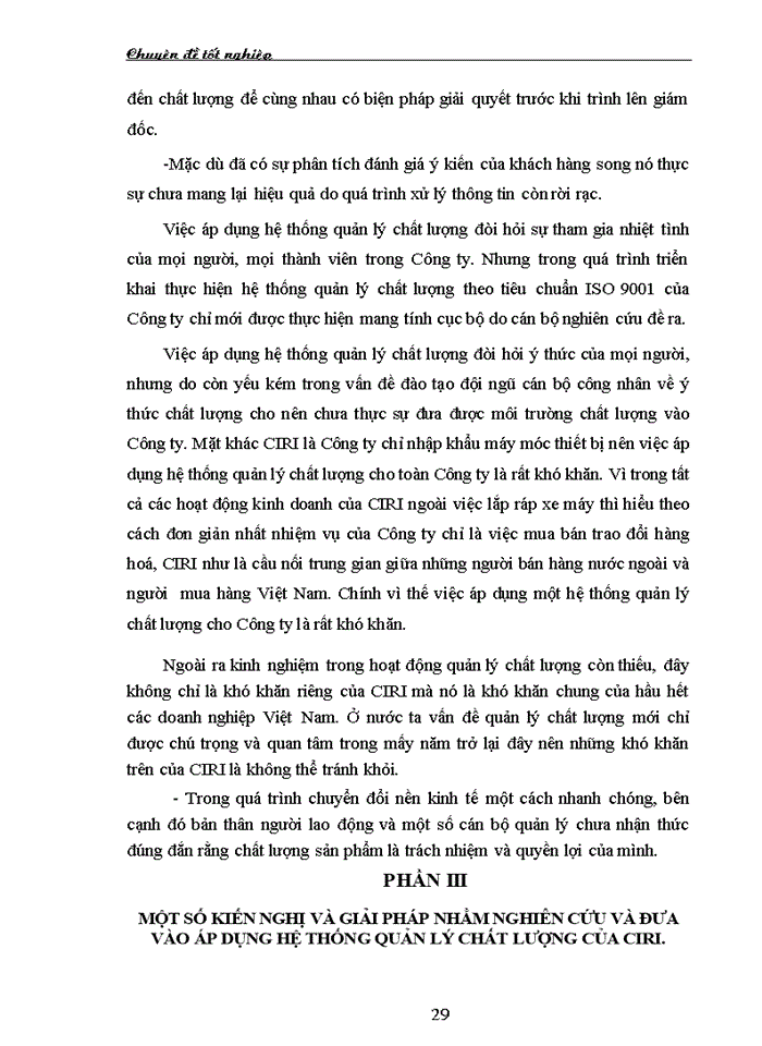 image for page Nghiờn cứu ỏp dụng hệ thống quản lý chất lượng trong việc nhập khẩu linh kiện và lắp ráp xe gắn máy của Công ty Quan hệ Quốc tế Đầu tư sản xuất