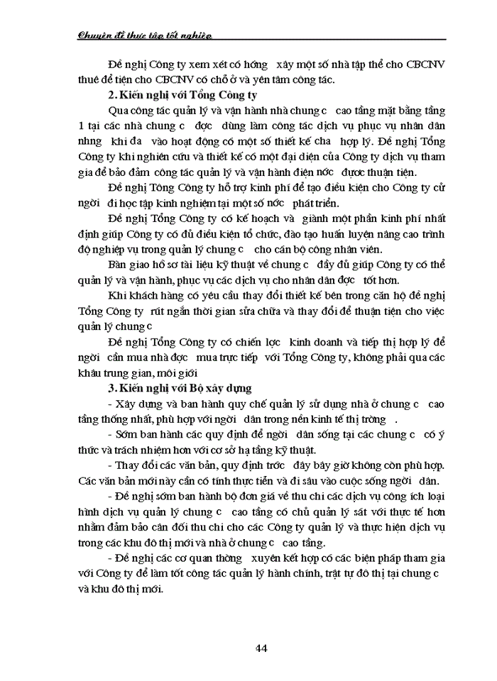 image for page Hoàn thiện công tác quản lý nhà ở chung cư cao tầng tại Công ty TNHH Nhà nước một thành viên dịch vụ nhà ở và khu đô thị