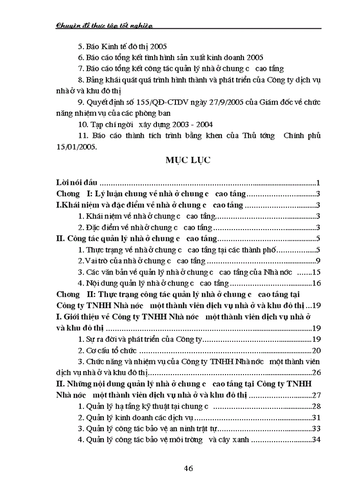 image for page Hoàn thiện công tác quản lý nhà ở chung cư cao tầng tại Công ty TNHH Nhà nước một thành viên dịch vụ nhà ở và khu đô thị