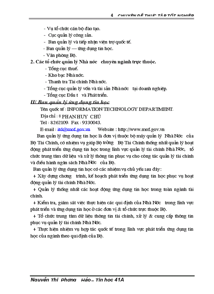 image for page Ứng dụng C# vào xây dựng chương trình quản lý công văn tại bộ tài chính