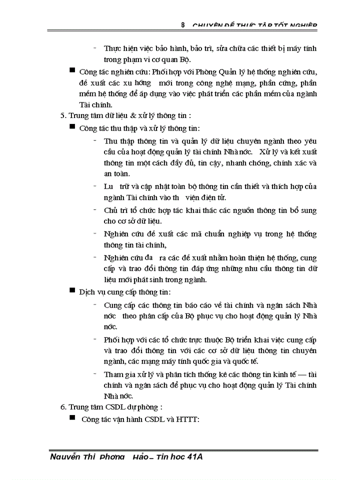 image for page Ứng dụng C# vào xây dựng chương trình quản lý công văn tại bộ tài chính