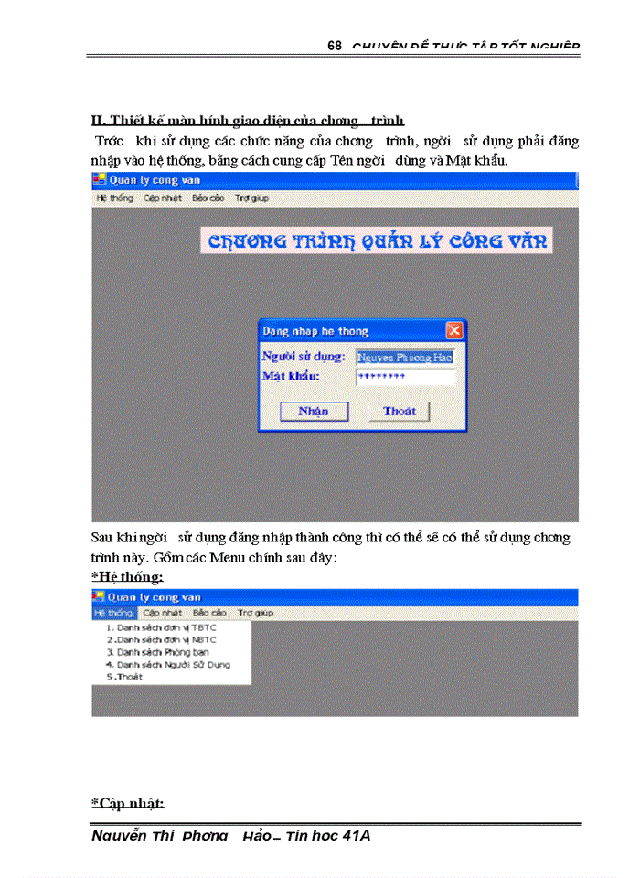 image for page Ứng dụng C# vào xây dựng chương trình quản lý công văn tại bộ tài chính