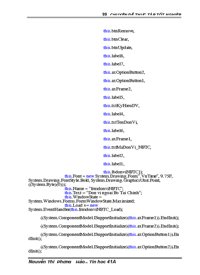image for page Ứng dụng C# vào xây dựng chương trình quản lý công văn tại bộ tài chính