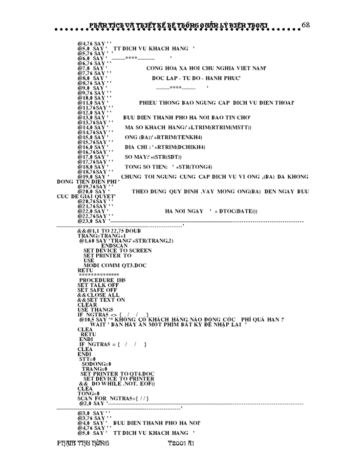 image for page phân  tích và thiết kế hệ thống quản lý điện thoại