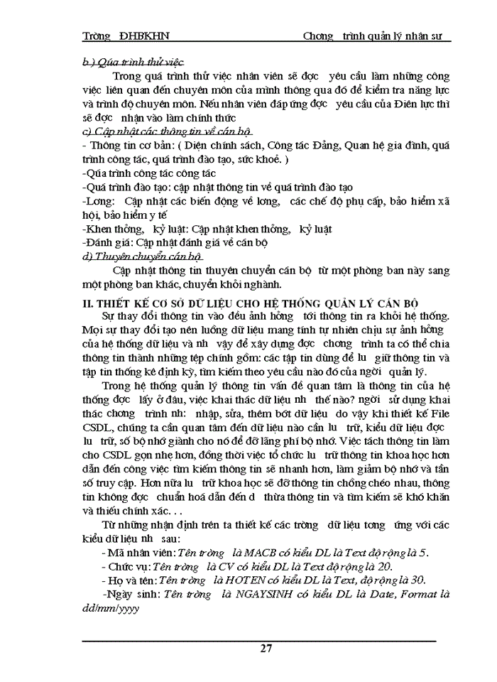 image for page Xây dựng chương trình quản lý  nhân sự  dựa trên ngôn ngữ VISUAL BASIC