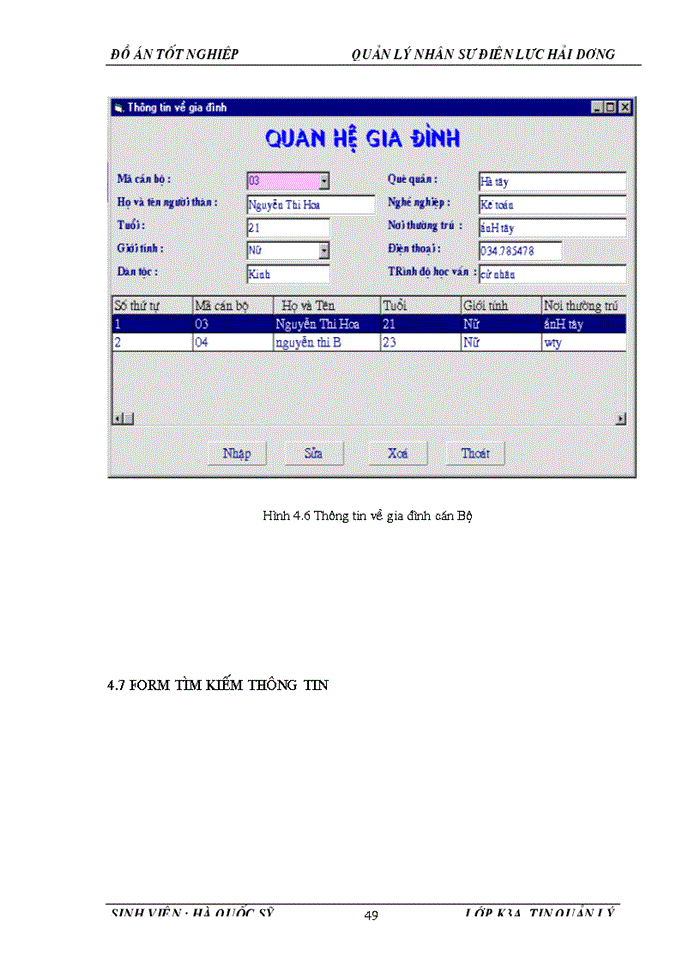 image for page Xây dựng chương trình quản lý  nhân sự  của  Điện lực HảI Dương dựa trên ngôn ngữ lập trình VISUAL BASIC