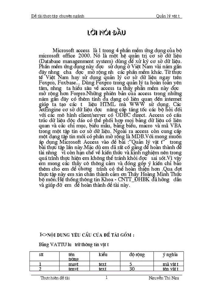 image for page Tổng quan về Microsoft access