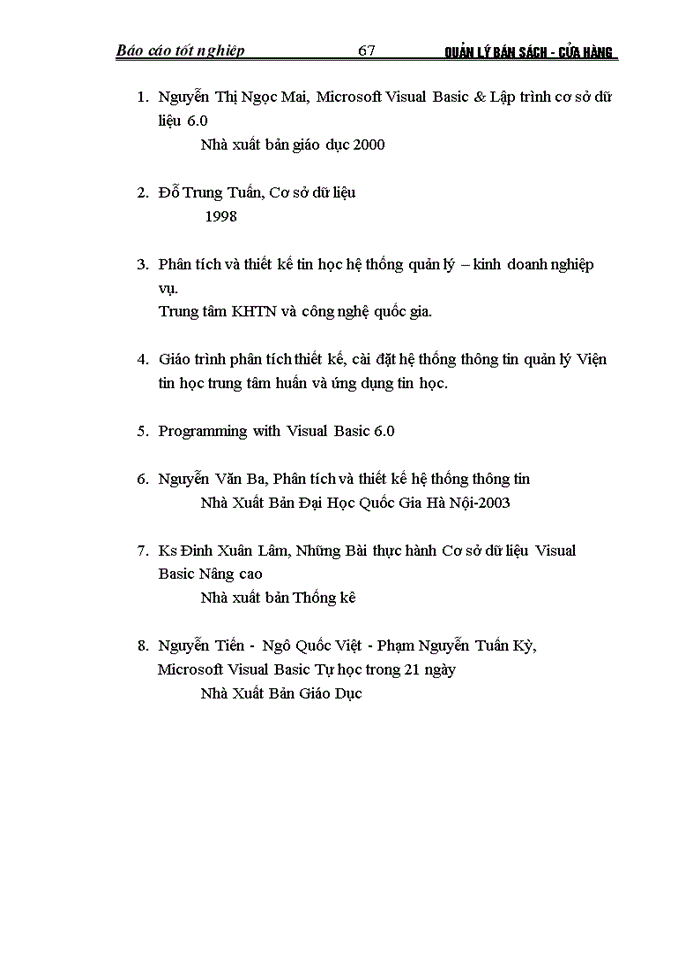 image for page Xây dựng hệ thống thông tin quản lý bán sách tại Cửa hàng sách Đại học kinh tế quốc dân