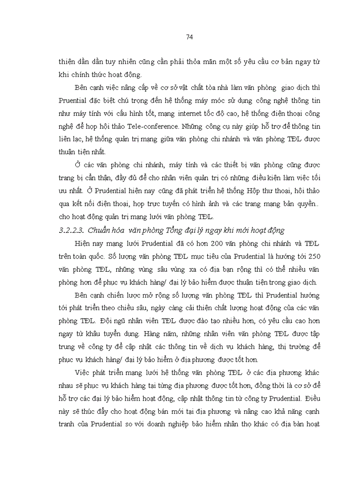 image for page Tăng cường quản trị hệ thống văn phòng tổng đại lý của công ty bảo hiểm nhân thọ PRUDENTIAL VIỆT NAM
