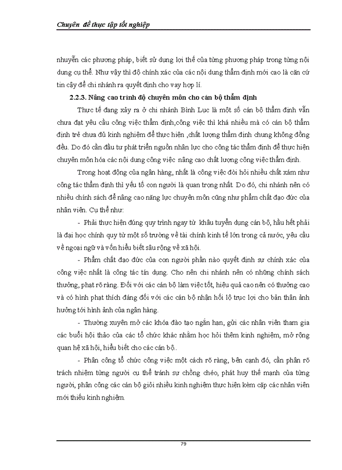 image for page Hoàn thiện công tác thẩm định dự án đầu tư vay vốn của các Doanh nghiệp vừa và nhỏ tại Ngân hàng Nông nghiệp và phát triển nông thôn Việt Nam chi nhánh Bình Lục